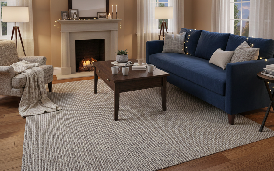 ARGYLE MULTI-WOOL &  POLYESTER