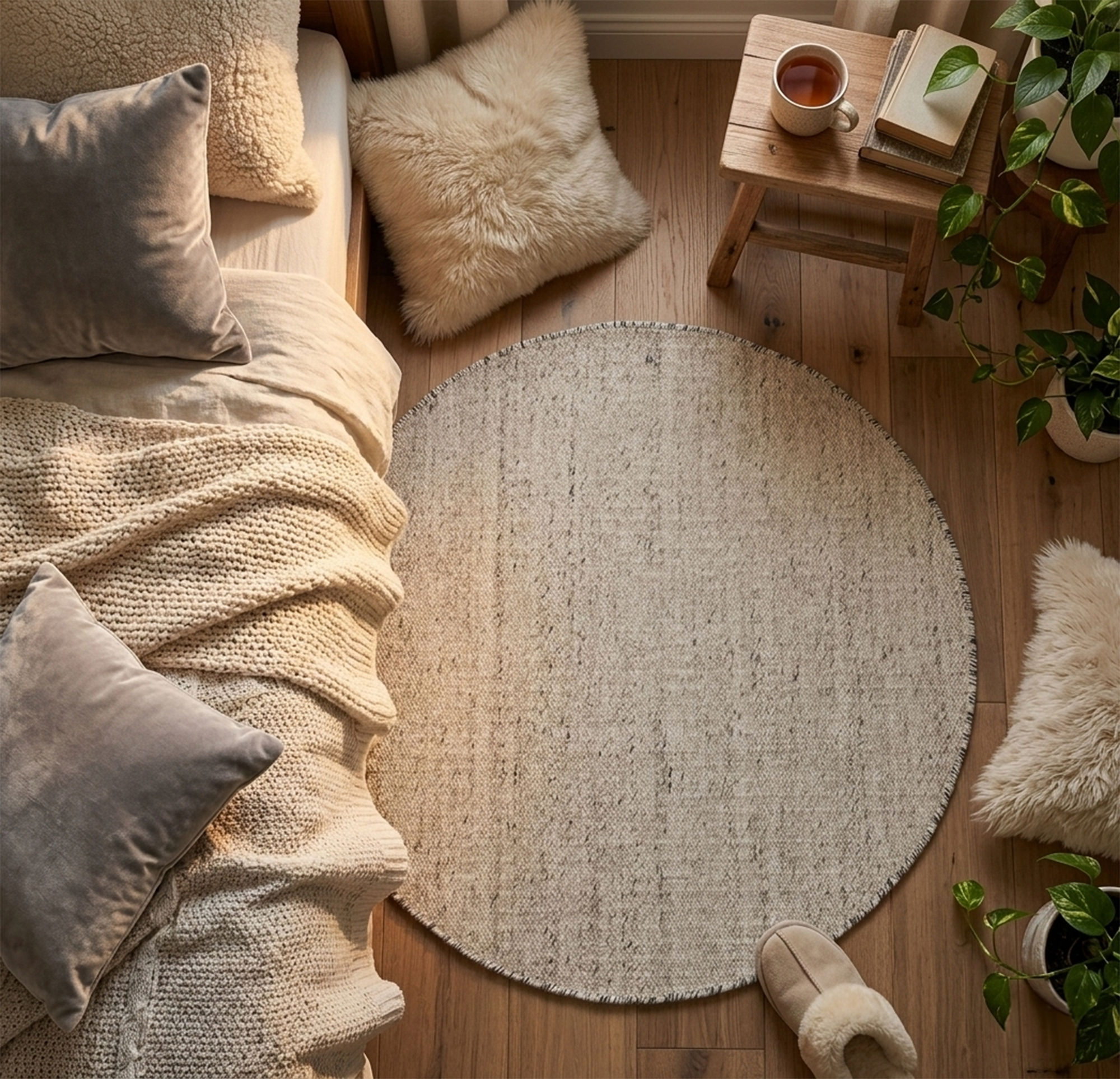 ASTRID  DESERT BEIGE - WOOL & COTTON