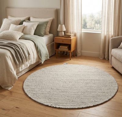 ASTRID IVORY NATURAL - WOOL & COTTON