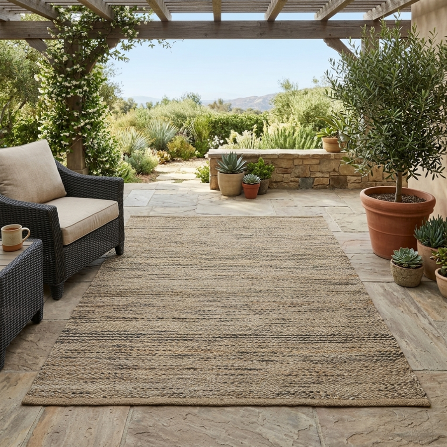 Alabama Grey-Jute & Wool