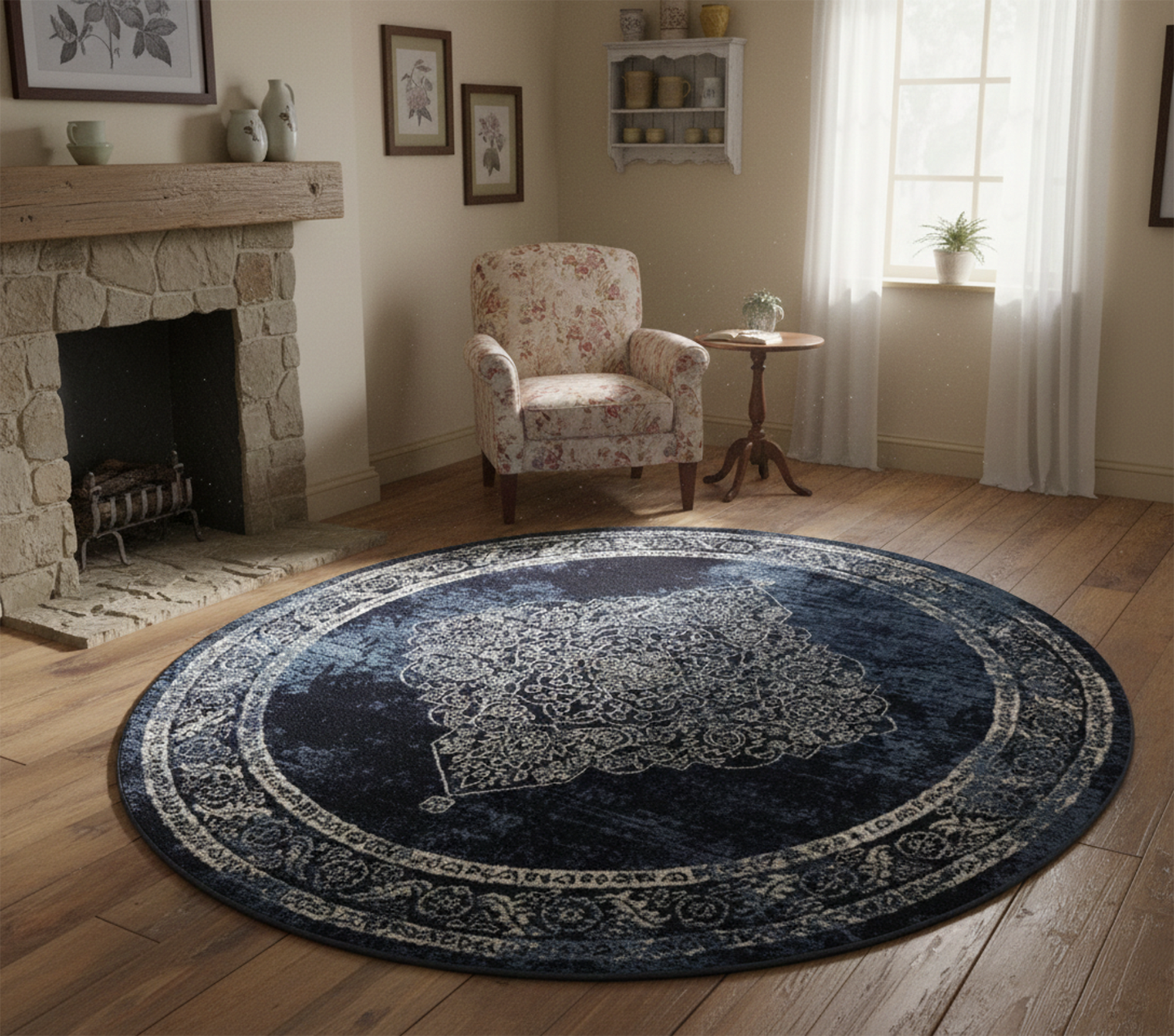 Alexa 6010 Navy (Round)