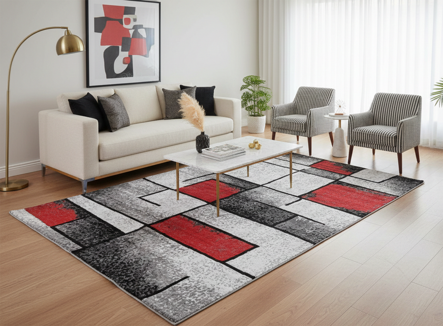 Alexa 814 DARK GREY/RED