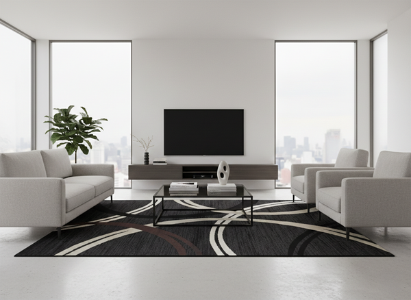 Alexa 815 FUME/BLACK - WA Rugs