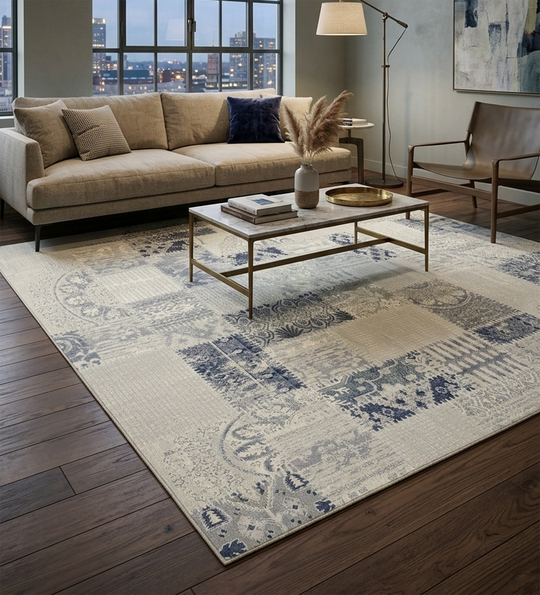 Aurora 7853 CREAM/BLUE