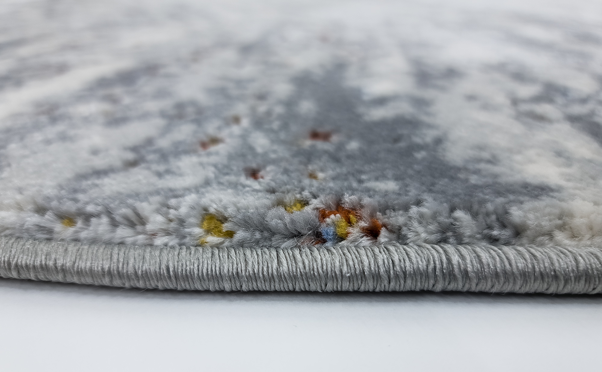 Boho 524B L.GREY/MULTI (ROUND)