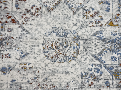 Boho 524B L.GREY/MULTI (ROUND)