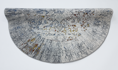 Boho 524B L.GREY/MULTI (ROUND)