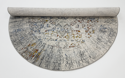 Boho 524B L.GREY/MULTI (ROUND)