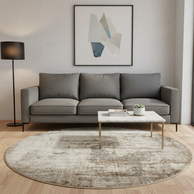 Boho 257 BEIGE/CREAM (ROUND)