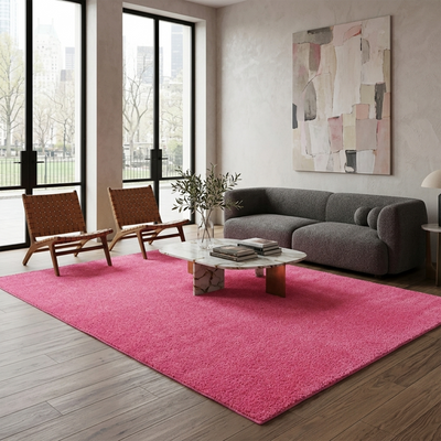 Frisee Plain Hot Pink