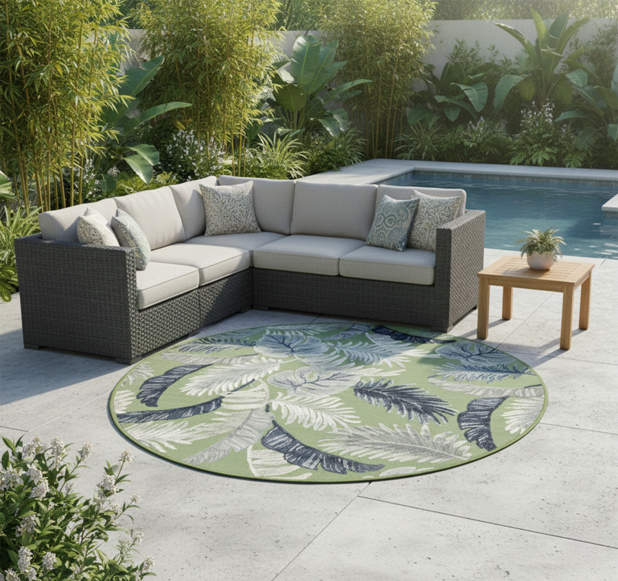 GADERN  480 Navy - Blue Grey - L. Grey GREEN (Round)