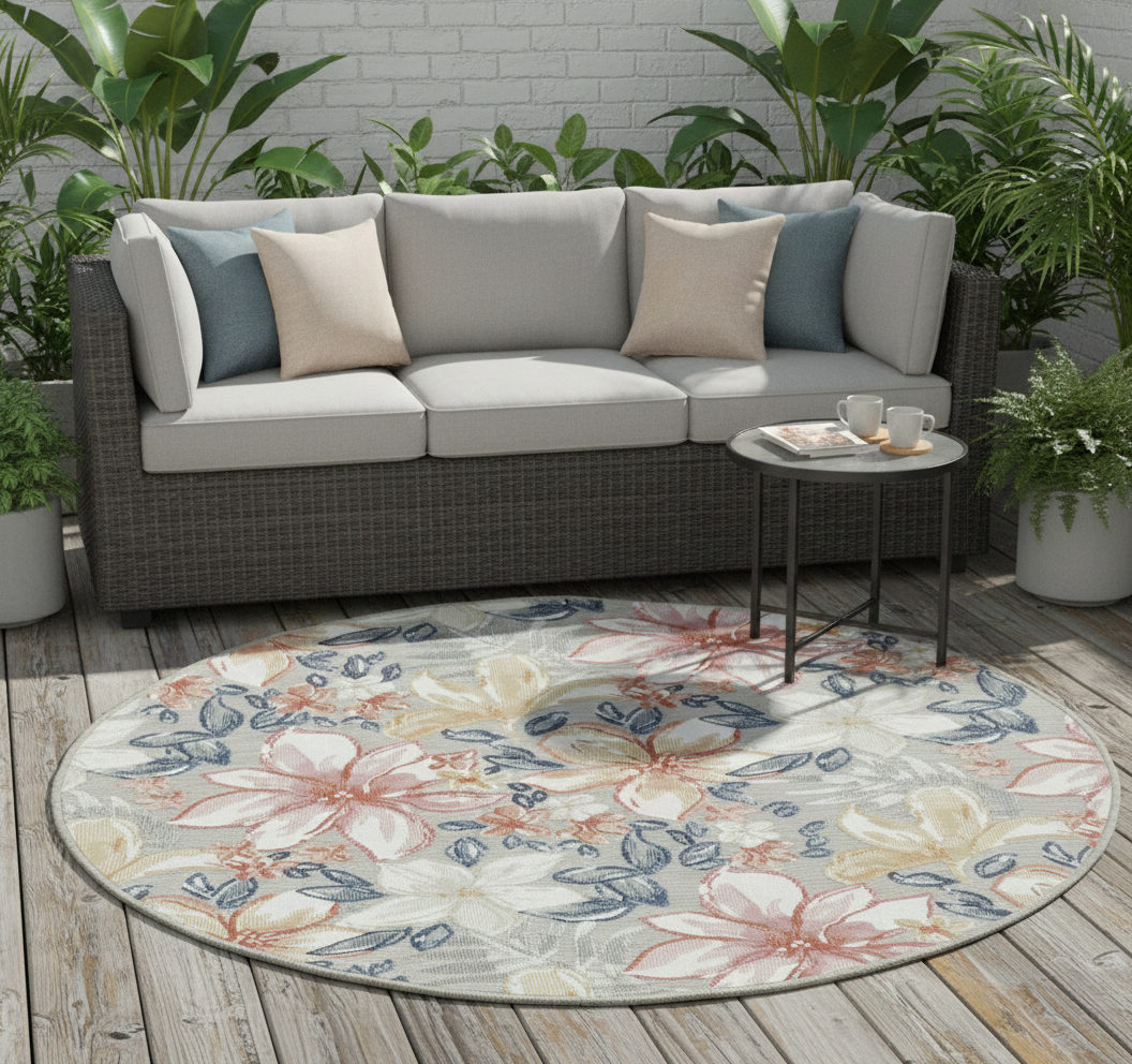 GADERN  512 Pink - L. Pink Cream S.GREY (Round)