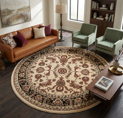 Julian 5 Cream/Black (Round)