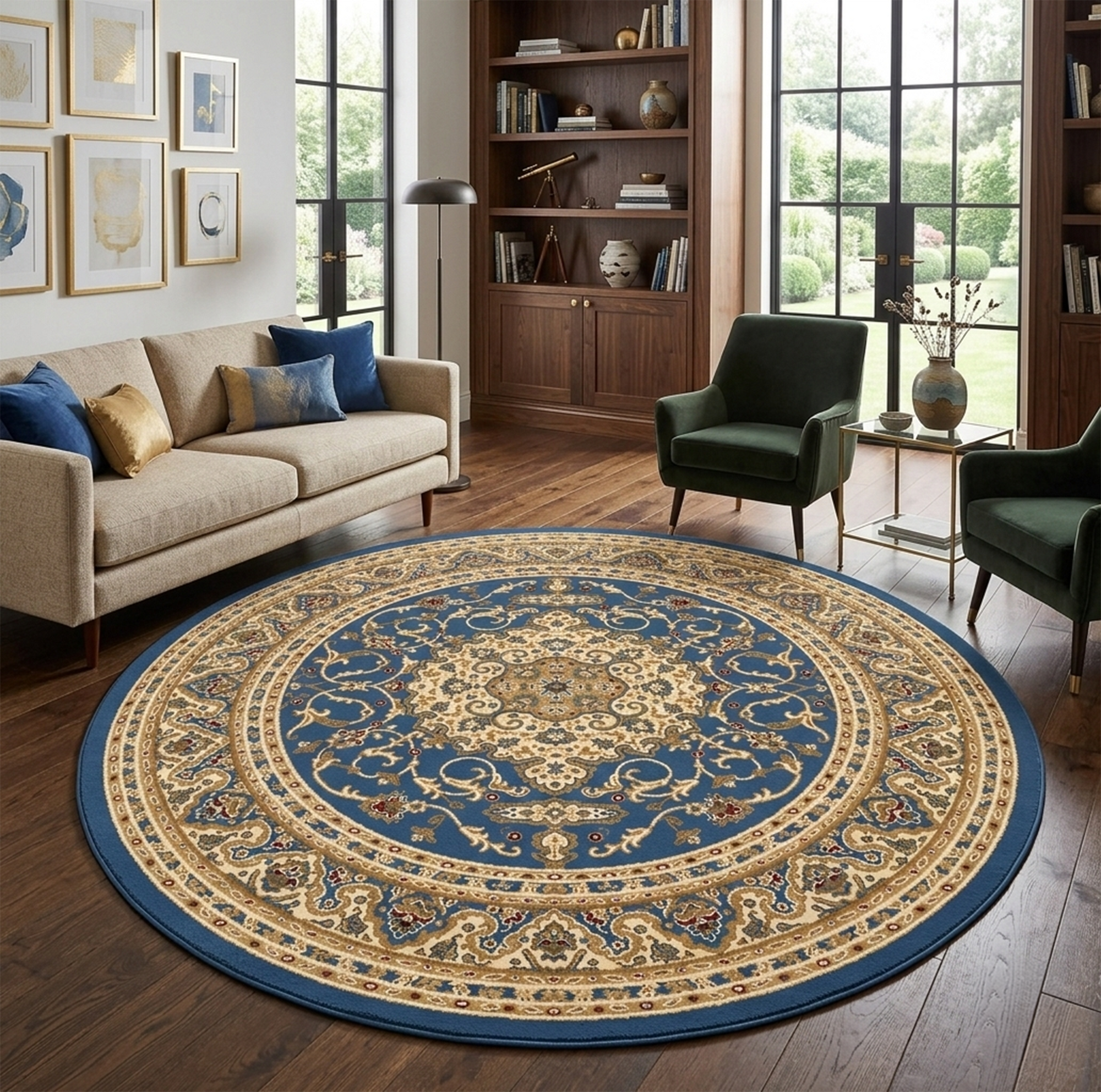 Julian 6 Blue (Round)