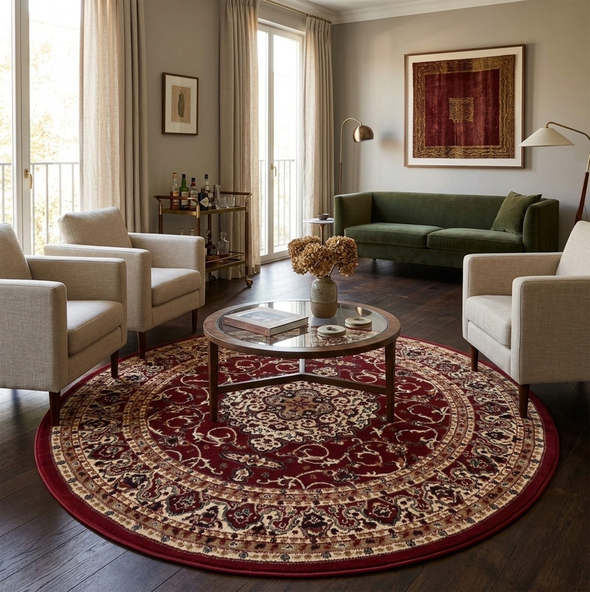 Julian 6 Red (Round)