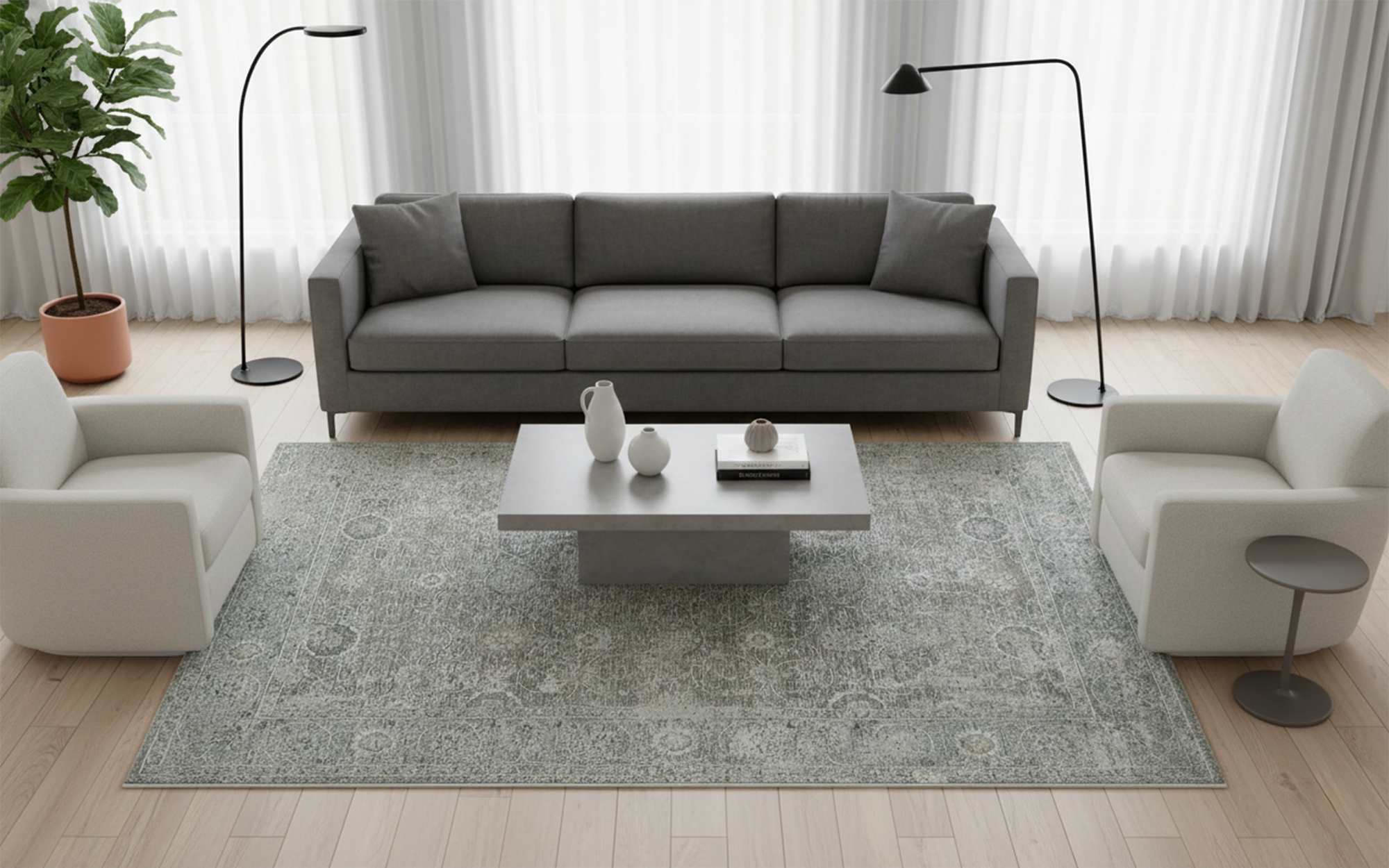 ROSALIE LB656B LIGHT GRAY