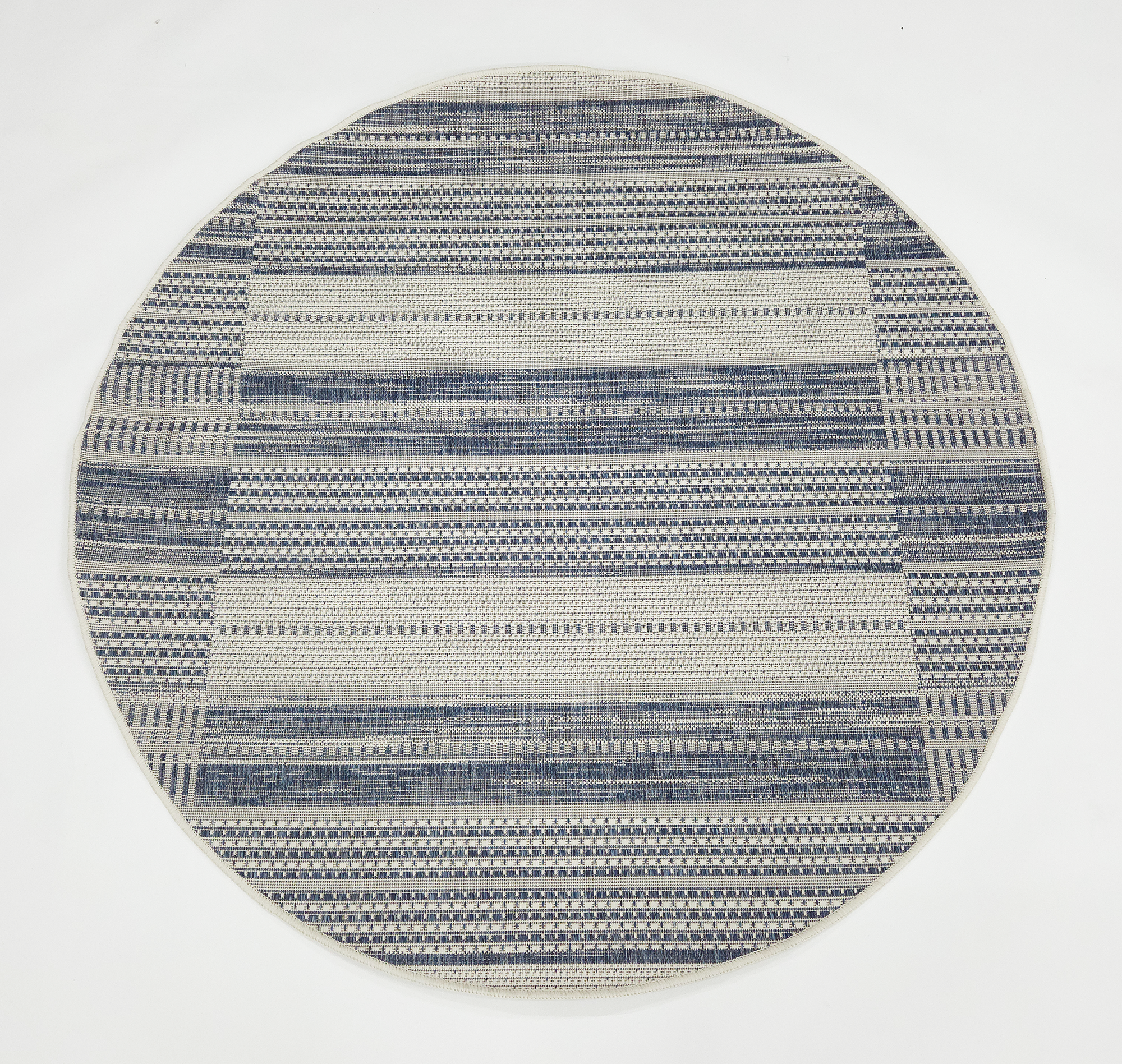 LUSH 1150 Ecru S. Navy (Round)