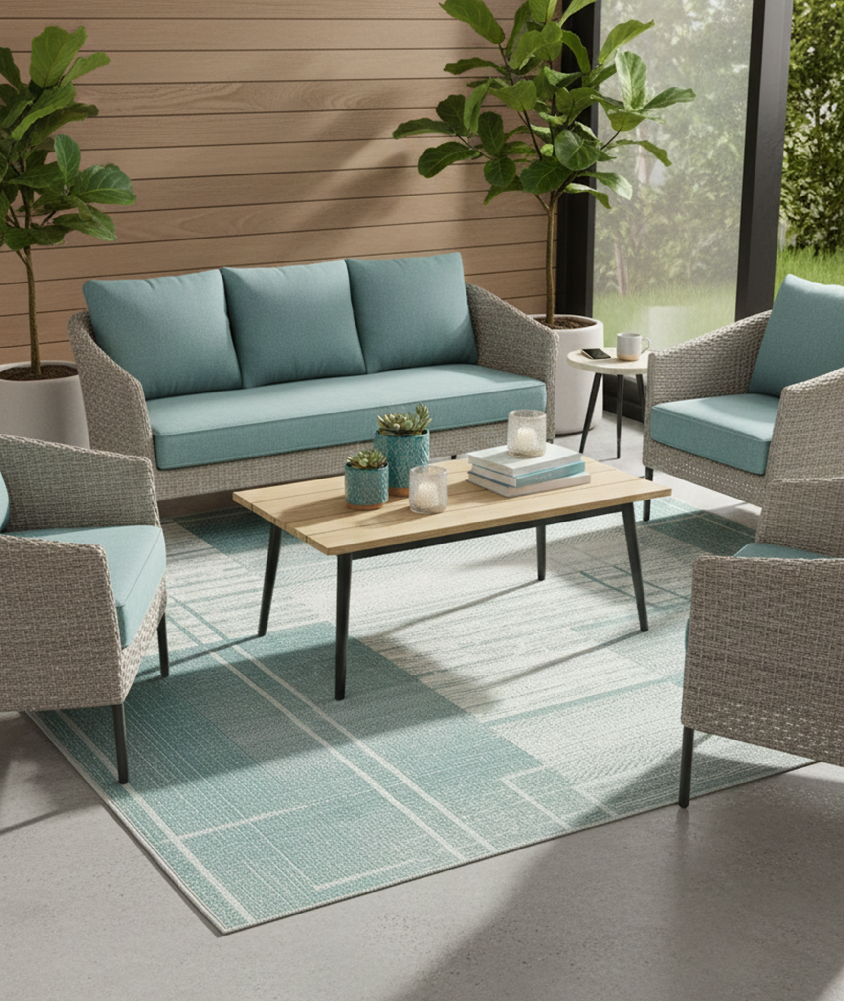 LUSH  1145 Ecru S. Aqua