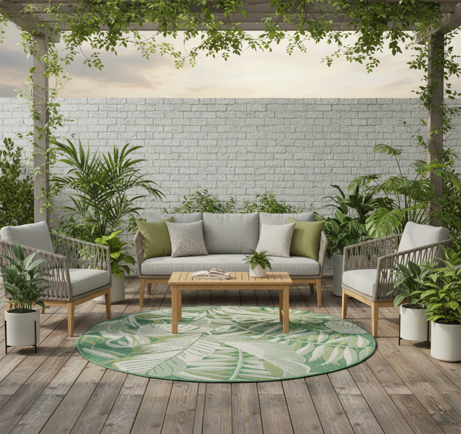 Lush 1170 Green Blue Ecru (ROUND)