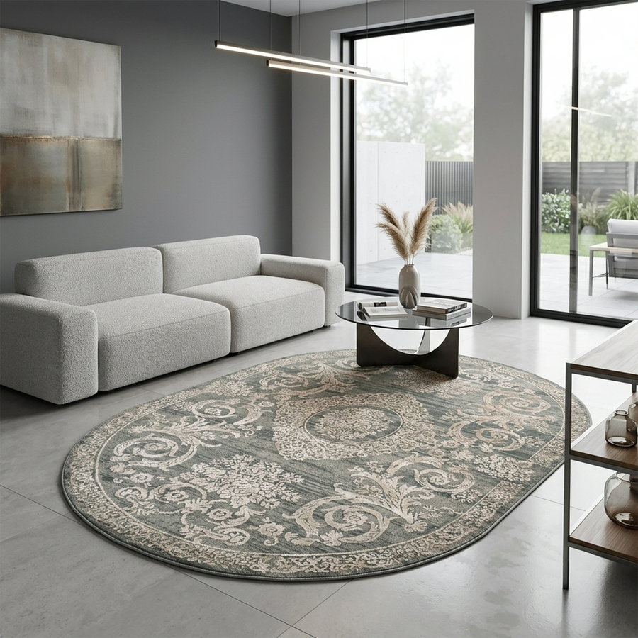 Madrid 0019 BEIGE/GRI (Oval)