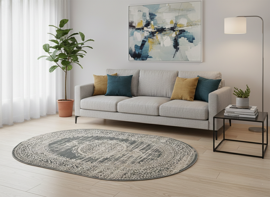 Madrid 9231 BEIGE/GRI (Oval)