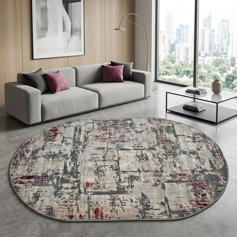 Madrid 9556 BEIGE/LILA (Oval)