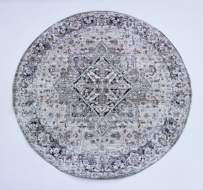 NIRVANA 1481 CREAM/GREEN (ROUND)