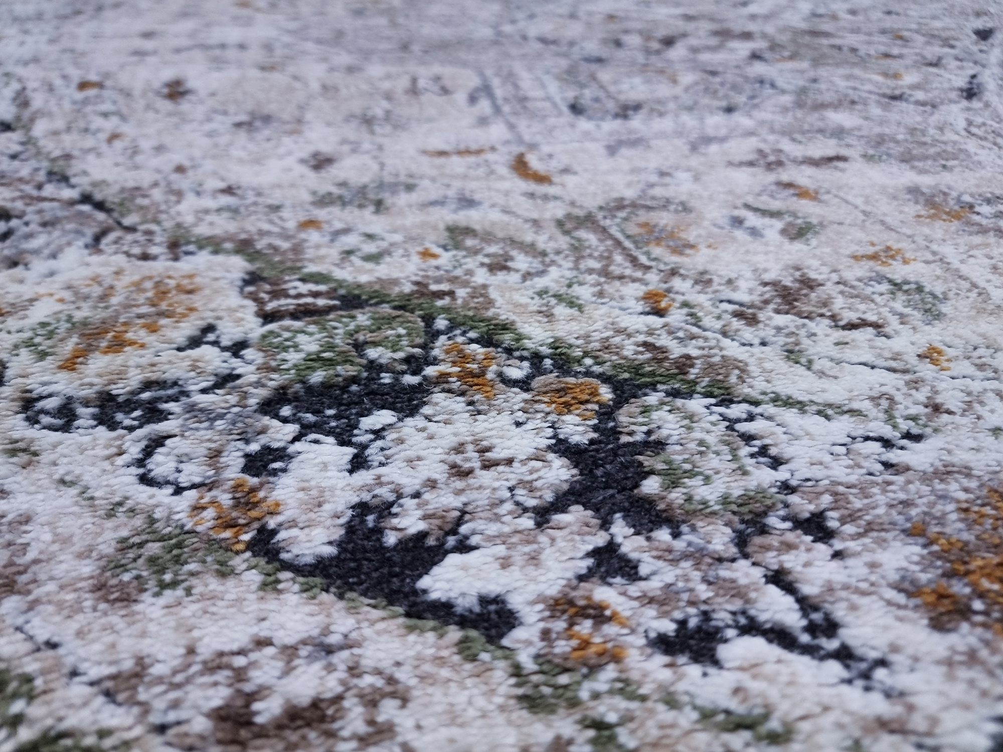 NIRVANA 1481 CREAM/GREEN (ROUND)