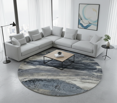 NIRVANA 2401 L.BLUE/CREAM (Round)