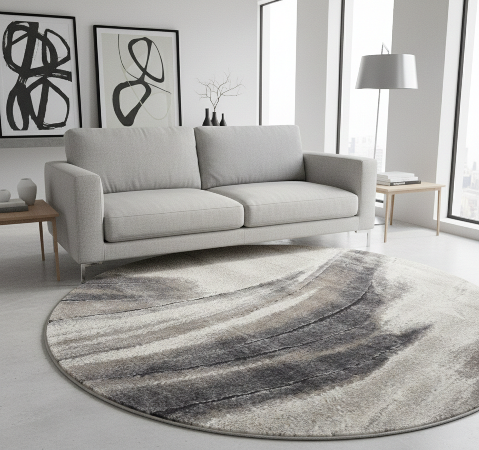 NIRVANA  915 D.GREY/KEMIK (Round)