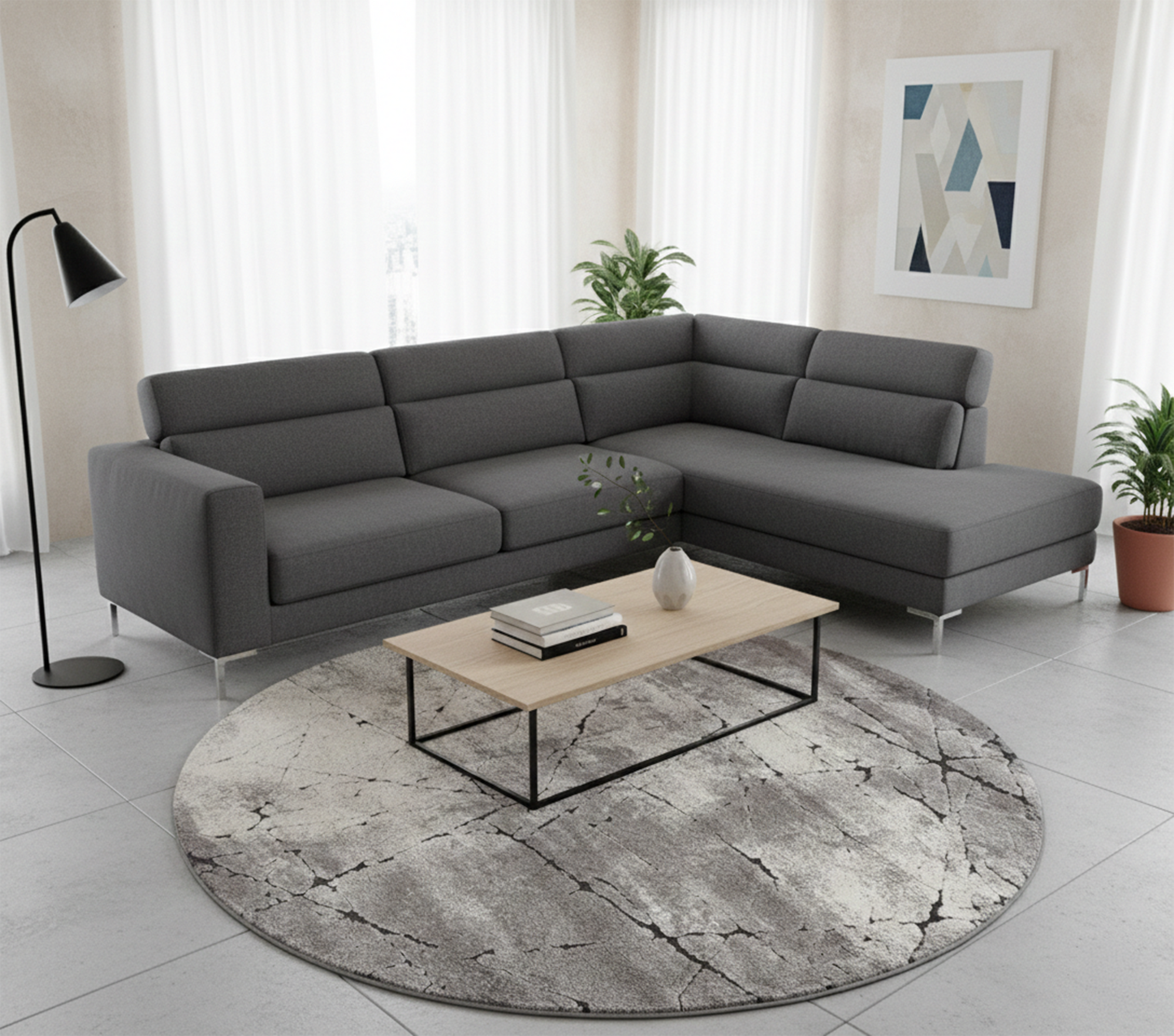 NIRVANA 918 GREY/D.GREY (Round)