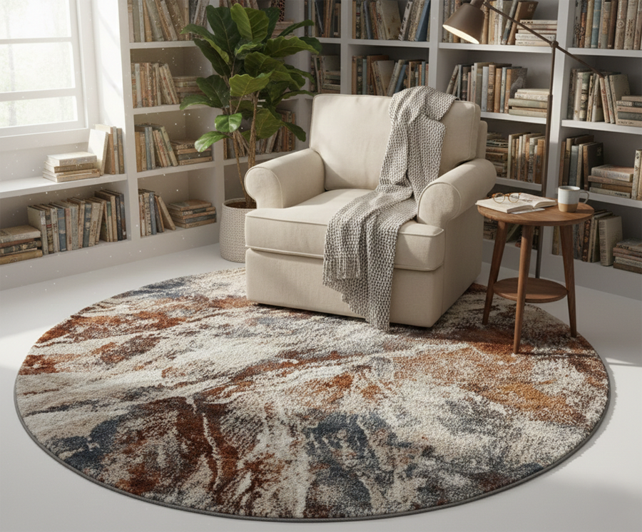 OASIS  861 ORANGE/D.GREY (Round)