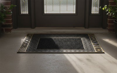 Outdoor PVC Door mat (Welcome A2 Gold)