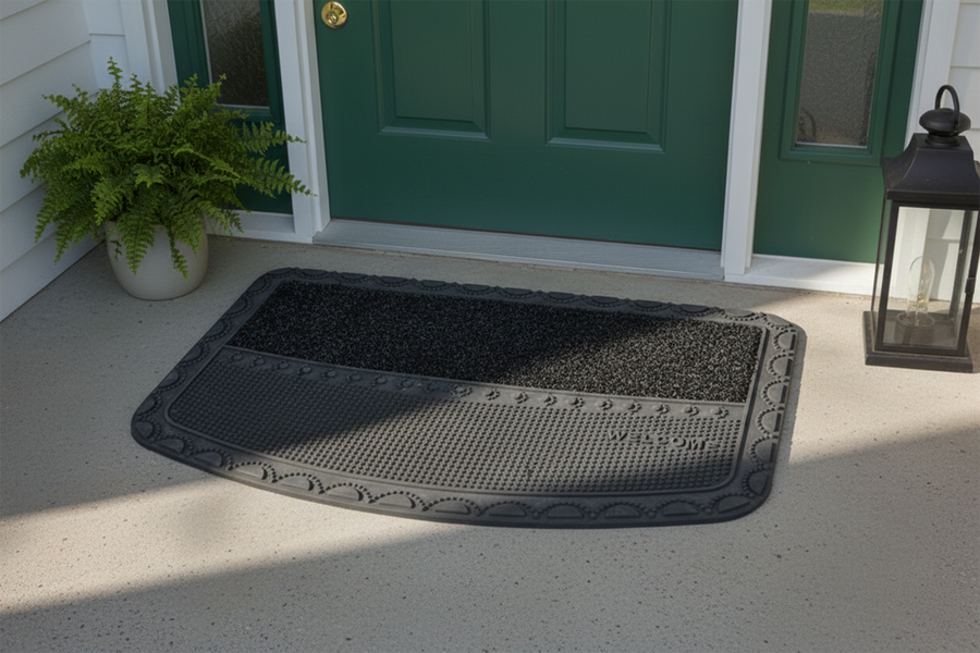 Outdoor PVC Door mat (Welcome C1 Black)