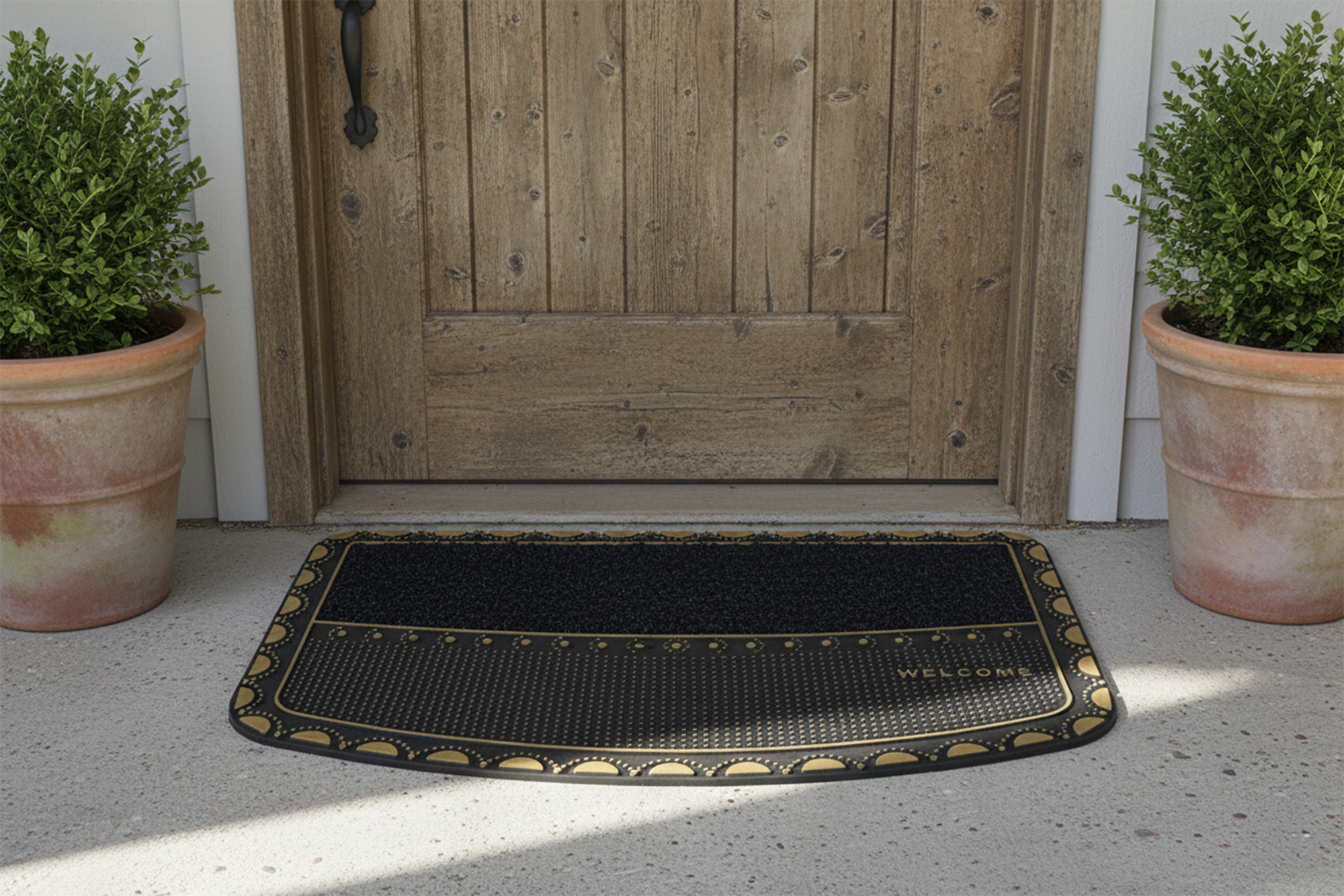 Outdoor PVC Door mat (Welcome C1 Gold)