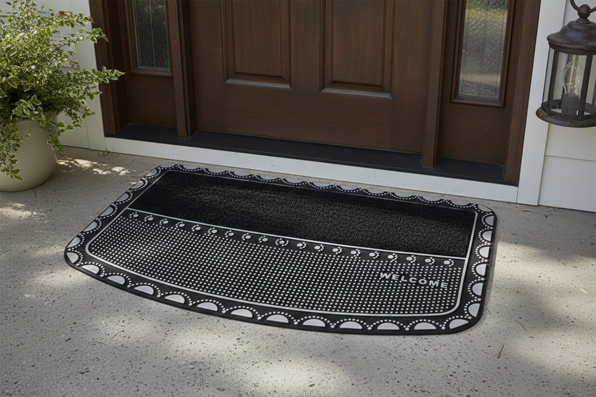 Outdoor PVC Door mat (Welcome C1 Silver)