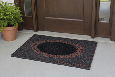 Outdoor PVC Door mat (Welcome D1 Brown)