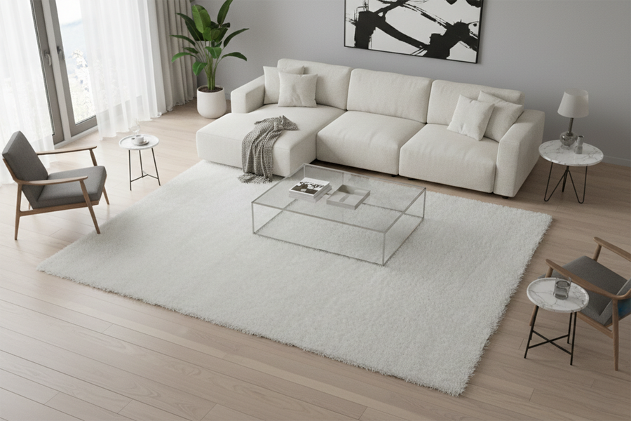 Posh Shaggy  1800 WHITE/WHITE