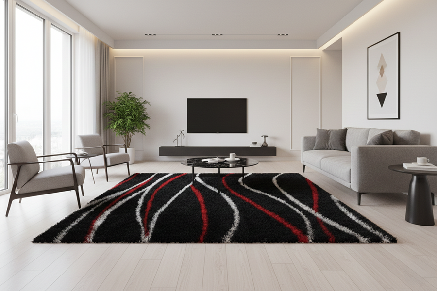 Posh Shaggy 3407 BLACK/BLACK