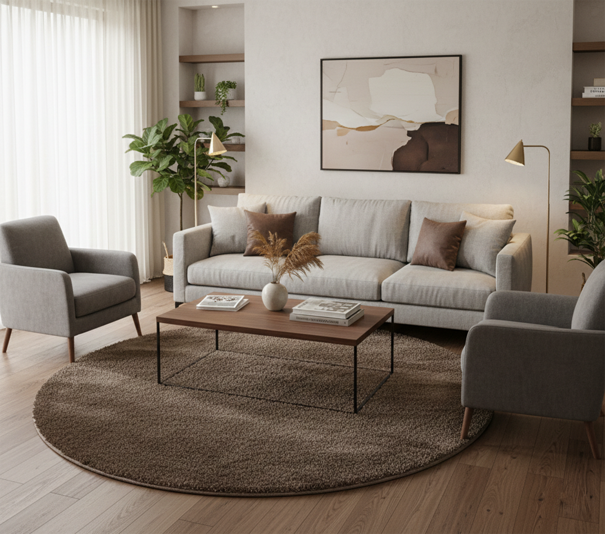 ROSIE  MPT23 P.TAUPE (ROUND)