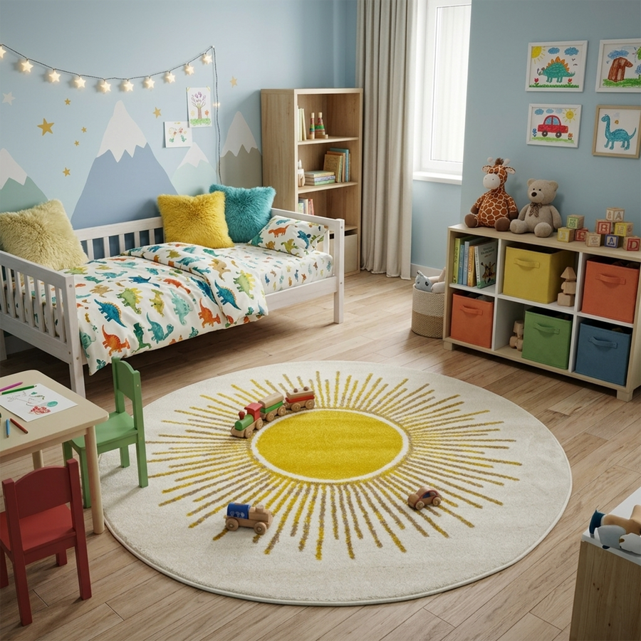 SUNDEA 857 CREAM/YELLOW (Round)