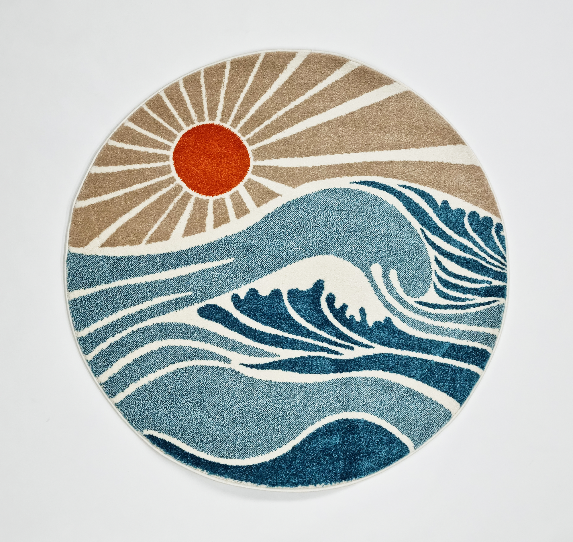 SUNDEA 858 CREAM/BLUE (Round)