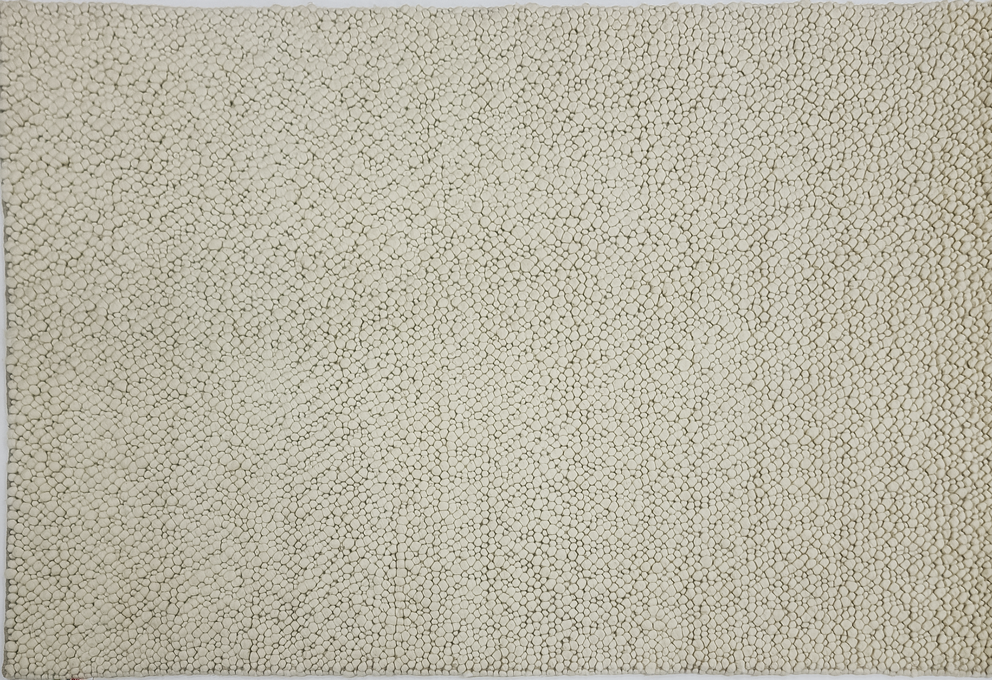 Fish eye -Vanilla (Wool rug)