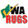 WA RUGS: Biggest rug store in Perth. Buy online or instore. logo