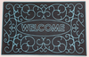 Outdoor PVC Door mat (Welcome A3 Turquoise)