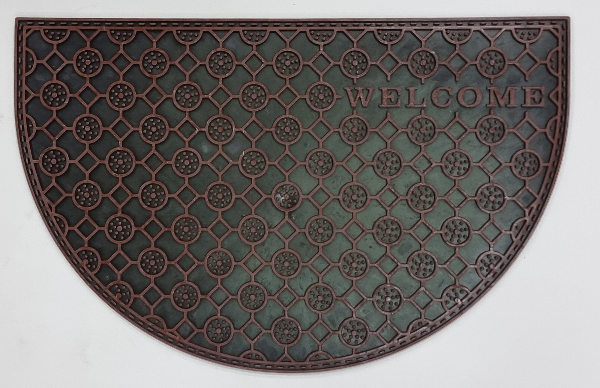 Outdoor PVC Door mat (Welcome B1 Brown Half moon)