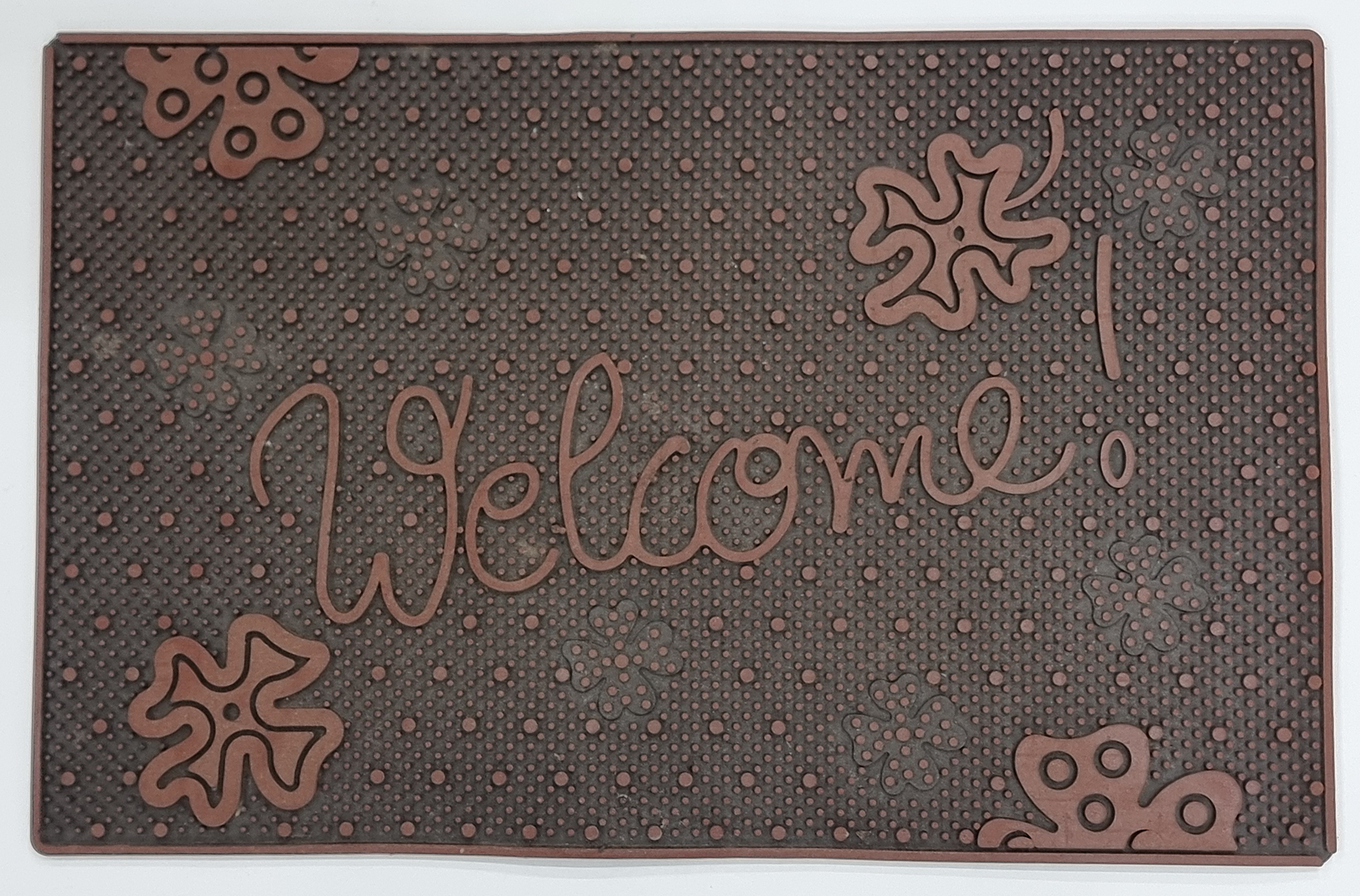 Outdoor PVC Door mat (Welcome E1  Brown)