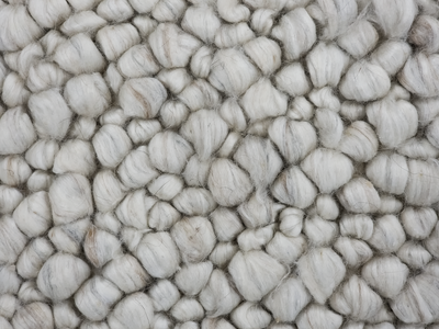 Fish eye -New Vanilla (Wool rug)