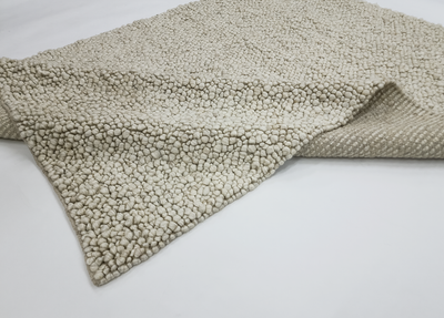 Fish eye -New Vanilla (Wool rug)