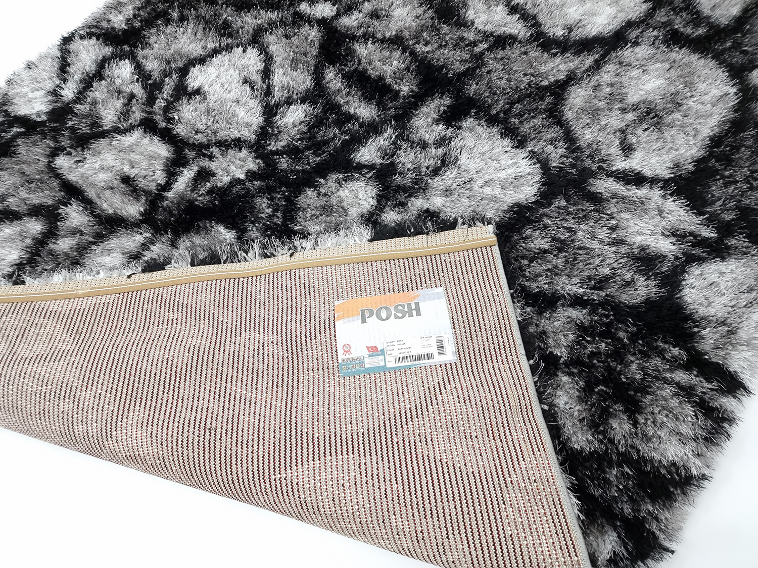 Posh Shaggy 024 BLACK/GREY